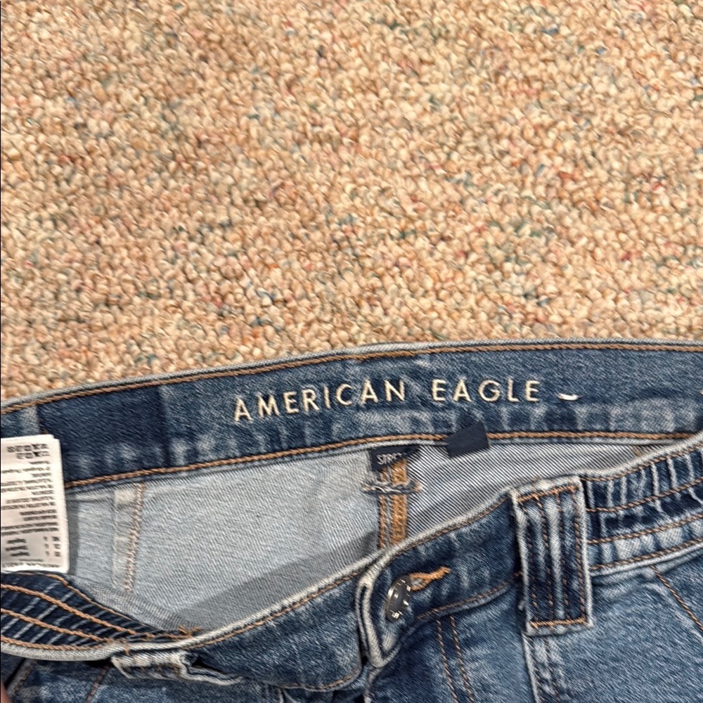 American Eagle Cargo Ankle Jeans 6 - Picture 2 of 7